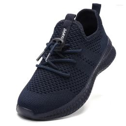 Casual Shoes Damyuan Children Boys Sports Breathable Sneaker Mesh Kids Anti Slip Black Running Footwears Tenis Masculino