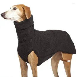 Dog Apparel Pullover Winter Clothes High Neck Sweater Warm Jacket Hoodie Elastic Breathable For Dogs Puppies Size XL