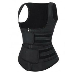 Premium Neoprene Waist Trainer Fitness Sauna Sweat Bands Double Belts Corset Cincher Trimmer Girdle Back Support Slimming Body Sha2205985