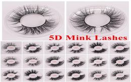 2019 New 3d Mink Eyelashes 25mm Long Mink Eyelash 5D Dramatic Thick Mink Lashes Handmade False Eyelash Eye Makeup Maquiagem LD Ser7733696