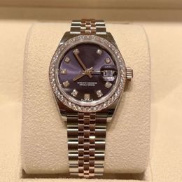 Designer Uhren Diamond Watch Frauen hochwertige hochwertige Perpetuale Automatik mechanisch 31mm Edelstahl Uhr Ladies Bewegung Sapphire Kristall Original Box