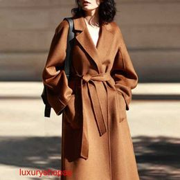 Maxmaras Womens Wrap Coat Camel Hair Coats Labbro Cashmere Series Max Long Pure Full Set Packaging Magnificent Transmission Third Generat Rj7n 9wxh