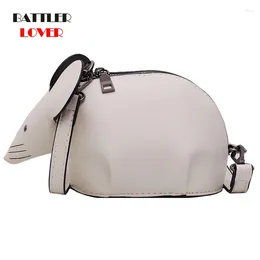 Shoulder Bags Funny Cartoon Mouse Shape Young Girl's Bag Crossbody Purses And Handbag For Women 2024 Clutch Totes Casual Small