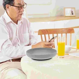 Dinnerware Sets Anti-spill Dinner Plate For The Elderly Self Feeding Dish Disabled Soup Proof Scoop Suction Base Tableware