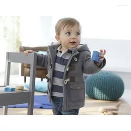 Down Coat European And American Two-color Horn Buckle Children's Jacket Winter