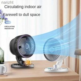 Electric Fans New air circulation fan for household USB plug-in silent small fan portable mini desktop electric fanWX