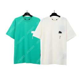 Palm PA Tops Summer Loose Luxe Tees Unisex Couple T Shirts Retro Streetwear Oversized T-shirt Angels 2287 DWW