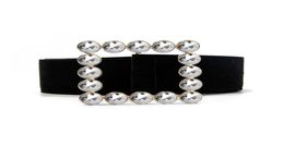 glitter rhinestone strass belt luxury designer black big wide belts for women waist dress girls female ceinture fashion Y2008078210266