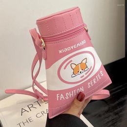 Evening Bags Women's Bag Summer All-match Crossbody For Girls Funny Small Shoulder Cute Printing Mobile Phone