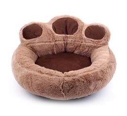 New Fashion Cute Dog Bed Warming Dog House Cats Puppy Winter Soft Nest Short Plush Sofa Cushion House Pet Products7176194