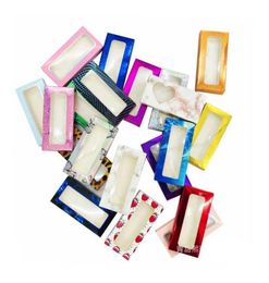 whole paper false eyelash packaging box lash boxes packaging custom logo faux cils 25mm mink eyelashes marble case8005847
