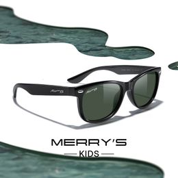 Merrys Design Kids Classic Retro Noifet Spolaryzowane okulary przeciwsłoneczne dla chłopców dziewczęta Uv400 Ochrona S7052 240417