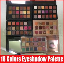 5 Styles Beauty Eye Makeup Eyeshadow 18 Colours Eye shadow Textured Eye Shadow Palette Matte Shimmer Nude Shadows7053515