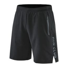 Men Run Shorts Patchwork Training Zipper Pockets Gym Sports Quick Dry Short Casual Summer Fitness 240415