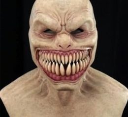 Party Masks Halloween Horror Headgear Latex Clown Devil Face Cover Terror Creepy Gagtooth Demon Cosplay Costume Props 2209086373240