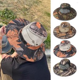 Cycling Caps Foldable Fisherman Hat Sun Visor Cap Breathable UV Protection Wide Brim Cool Sunscreen Outdoor