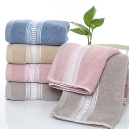 Towels Robes Soft and thick absorbent towel suitable for washing and bathing in children and adult households 13 * 28.74 inches/33 * 73 centimetersL2404