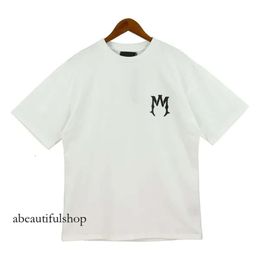 Amirir T Shirt Designer T-Shirt Fashion Splash Ink Graffiti Short Printed Men Cotton Casual Oversize Hip Hop Streetwear Tshirts Euro Size S-Xl 159