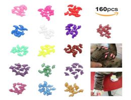 Pet Nail Caps Claws Protector Cover For Cat Pet Kitten Anti Scratch With Adhesive Glue PVC Material44473354303798