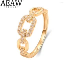 Cluster Rings 0.31CTW HPHT Lab Grown Diamond Ring For Women Engagement Wedding Anniversary Bnad High Quality Jwewlry Trend