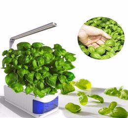 Smart Indoor Herb Garden Planter Kit LED Grow Light Hydroponic Growing Multifunction Desk Lamp Plant Flower Grow Lamp AC100240V Y1644999