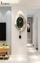 MEISD Nordic Designer Acrylic Wall Clock Quartz Silent Living Room Watch Hanging on the Wall Home Decor Horloge 5469442