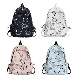 Sanrioed Pochacco Anime Cute Backpack Schoolbags Student Cartoon Travel Large Capacity Shoulder Bag Birthday Gift for Friend 240429