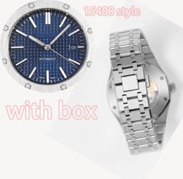 Men watch top Automatic mechanical Movement 15400 model Stainless steel sports watches 5ATM waterproof Metres Orologio di lusso lu5110875