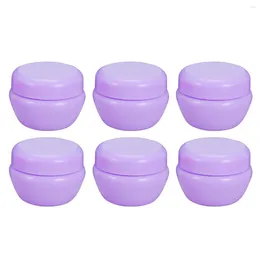 Storage Bottles 12 Pcs Mini Travel Leakproof Containers Empty Clear Plastic Sample Lids