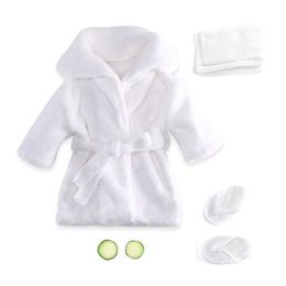 Towels Robes Baby costume newborn bathroom towel set and cucumber slice photo propL2404