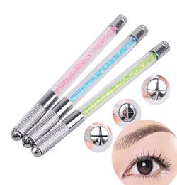 New Tattooing Pen Microblading Pen Tattoo Machine Tebori Permanent Makeup Eyebrow Tattoo Manual Pen Needle Blade Slot5720829