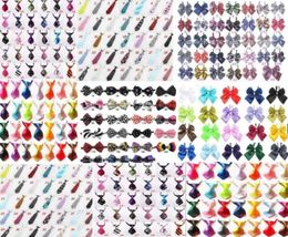 Dog Apparel 60PCLot Arrival Colorful Adjustable Pet Neckties Bowties Cat Puppy Bow Ties Grooming Supplies 6 Types GL01115636446
