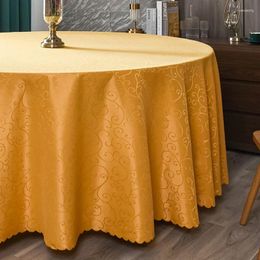 Table Cloth 2024 Round Tablecloth Red Anti-scalding Disposable_Kng2700