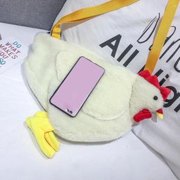 Shoulder Bags Fashion Women Crossbody Bag Cartoon Chicken Pattern Casual Accessories Party Cellphone