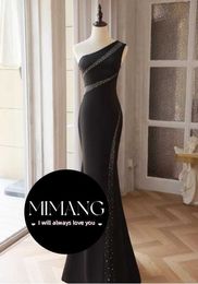 Black Evening Dress for Women 2024 New Simple and Elegant Style Slim Banquet mermaid dress Luxury