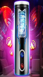 Male Masturbator for Men Penis Vibrator Automatic Oral Climax Glans Massager Pussy Sex Toys9850320