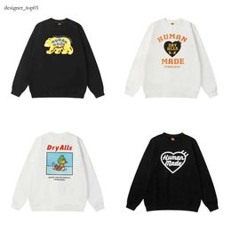 human make Hoodie Sweatshirts Human Made sweater Printed Heart Embroidered Oversize Cotton Fleece designer Hoodie Human Made brand hoodies