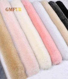 Real Fox Fur Scarf 100 Genuine Winter Warm Coat Fur Collar Women Fashion Sweater Scarves Luxury Shawl Y122415342942066178