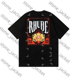 Designer T Shirts Rhude Shirt Designer Tshirt Rhude Short Math Bear Tshirt Long Letter Loose Shorts Gothic Tee Shirt Singer Shirts for Men Designer Shirt Tshirts 9212