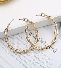 Hoop Creative alloy system semicircular women Earring Fashion exaggerated Earrings Jewellery Festival gifts8814459