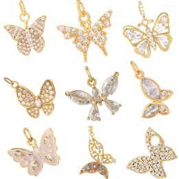 Charms Cute Butterfly Pendant DIY Women's Jewellery Necklace Bracelet Earring Foot Free Delivery Making Charm