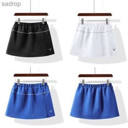 Gonne gonne da donna tennis sport e abito da sci Anti esposizione Fitness Skorts Sports che corre short e ad asciugatura rapida Skorts Sliva a vita alta Mujer XW