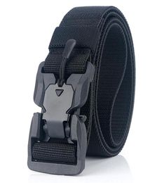 Belts Military Tactical Belt Quick Release Magnetic Buckle Nylon Men Army Combat Equipment Hunting Sports Accessories6043172