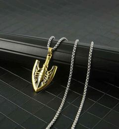 Anime JOJOS BIZARRE ADVENTURE Necklace Kujo Jotaro Arrow Metal Pendant Chain Choker Necklaces Charm Gifts Jewellery collares G1206199897822