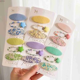 Hair Accessories 3 pieces/set for children baby girls buttons clips hair BB bucket baby styling accessories WX