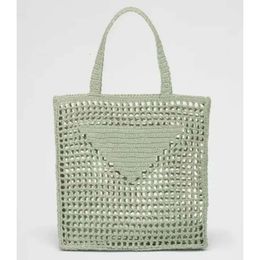 Tote Bag Designer Bag Straw Bag Beach Bag Fashion Mesh Hollow Woven For Summer Straw Bag Black Apricot Summer Woven Bag Vacation Bag Large Capacity Shopping Bag 621