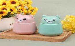 Storage Bottles Jars Pills Grinder Portable Cute Animal Baby Tablet Crusher Grinding Tool For Elder2196931