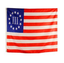 90x150 cm 3x5 fts us Nyberg Three Percent United States Flag betsy ross 1776 Whole Factory 2662124