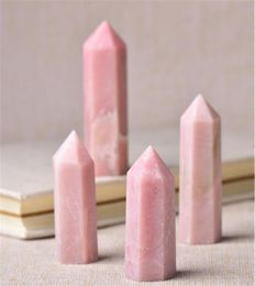 Natural Powder Opal crystal Pillar Arts Ornament Mineral Chakra Healing wands Reiki Hexagonal prism Quartz Point7594000