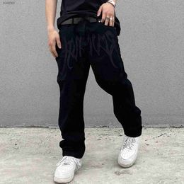 Men's Jeans Jeans Mens Trousers Daily Fashion Hip Hop Mens Skateboard Spring Street Clothing Summer S~4XL Youth Boys Comfortable WX